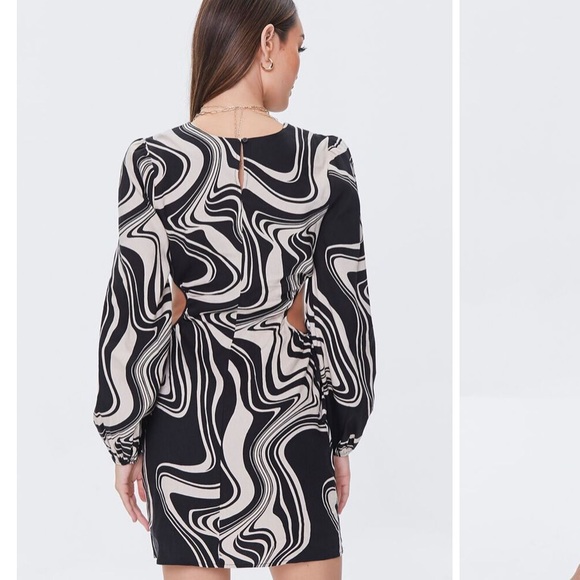 Forever 21 Marble Print Mini Dress in Pink - Picture 4 of 11